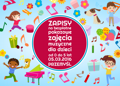 Bezpłatne pokazowe zajęcia gordonowskie w Przemyślu zajęcia muzyczne dla dzieci w Przemyślu